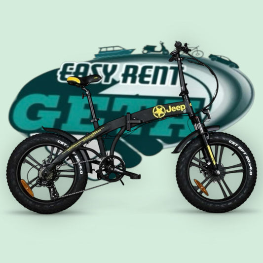 Jeep Bicicletta Elettrica Folding Fat E-Bike